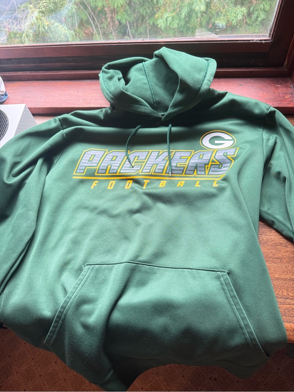 Majestic Green Packers Graphic Hooded Sweatshirt